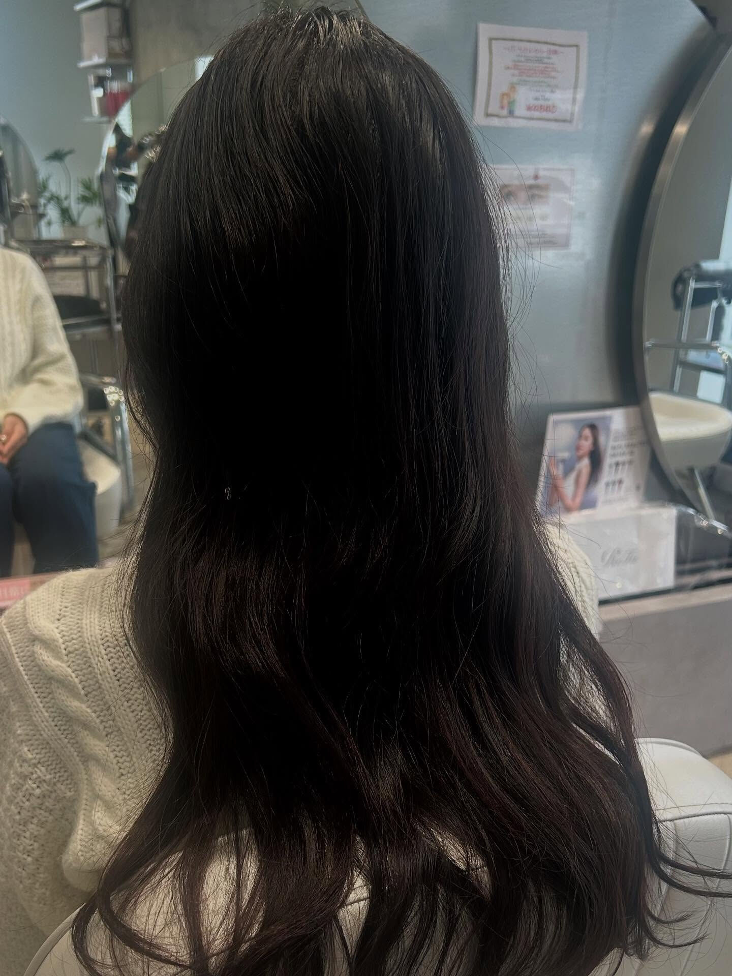 ご自身の結婚式が終わりバッサリカットを任せていただきました✂